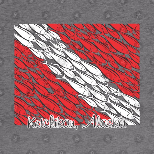 Scuba Diving Flag - ketchikan alaska by Fun Graffix!